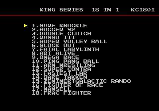 Бесплатная игра King Series 18-in-1 KC1801 для андроид